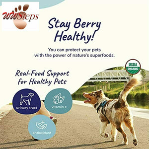 kin+kind Dog Supplement Powder - Cranberry Supplement for Dogs and Cats for Heal